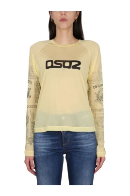 Seethrough Logo LS Surf Club T-shirt