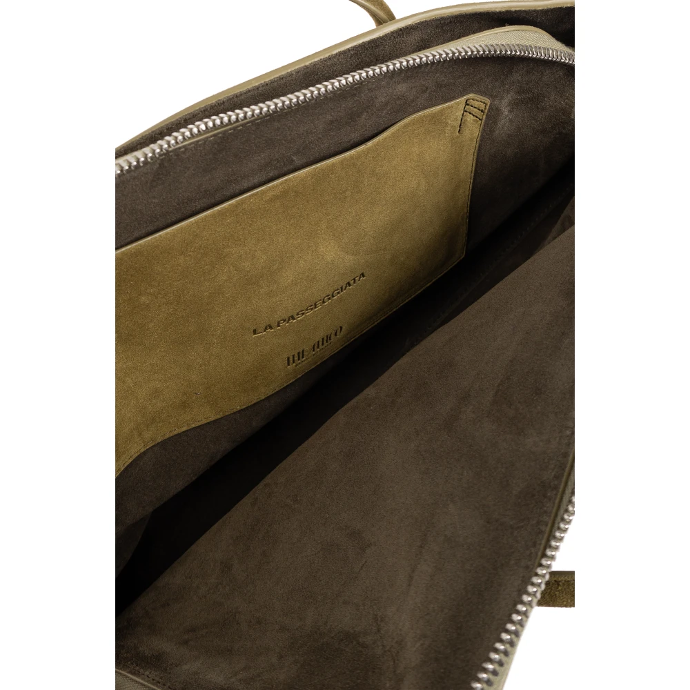 The Attico La Passeggiata shopper tas Green Dames