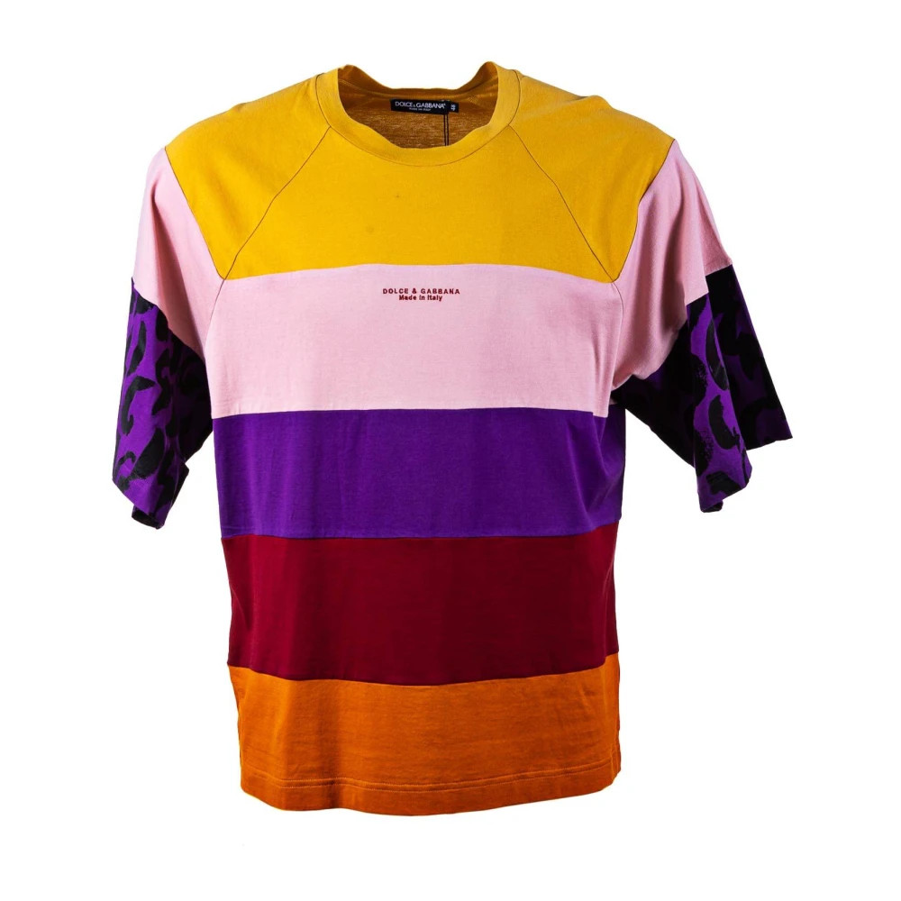 Dolce & Gabbana Heren Korte Mouw T-shirt Multicolor Heren