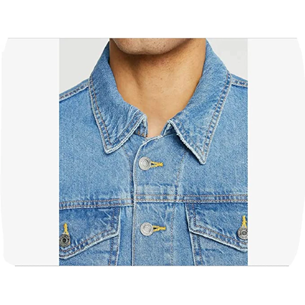 Guess Klassieke Denim Jassen Blue Heren