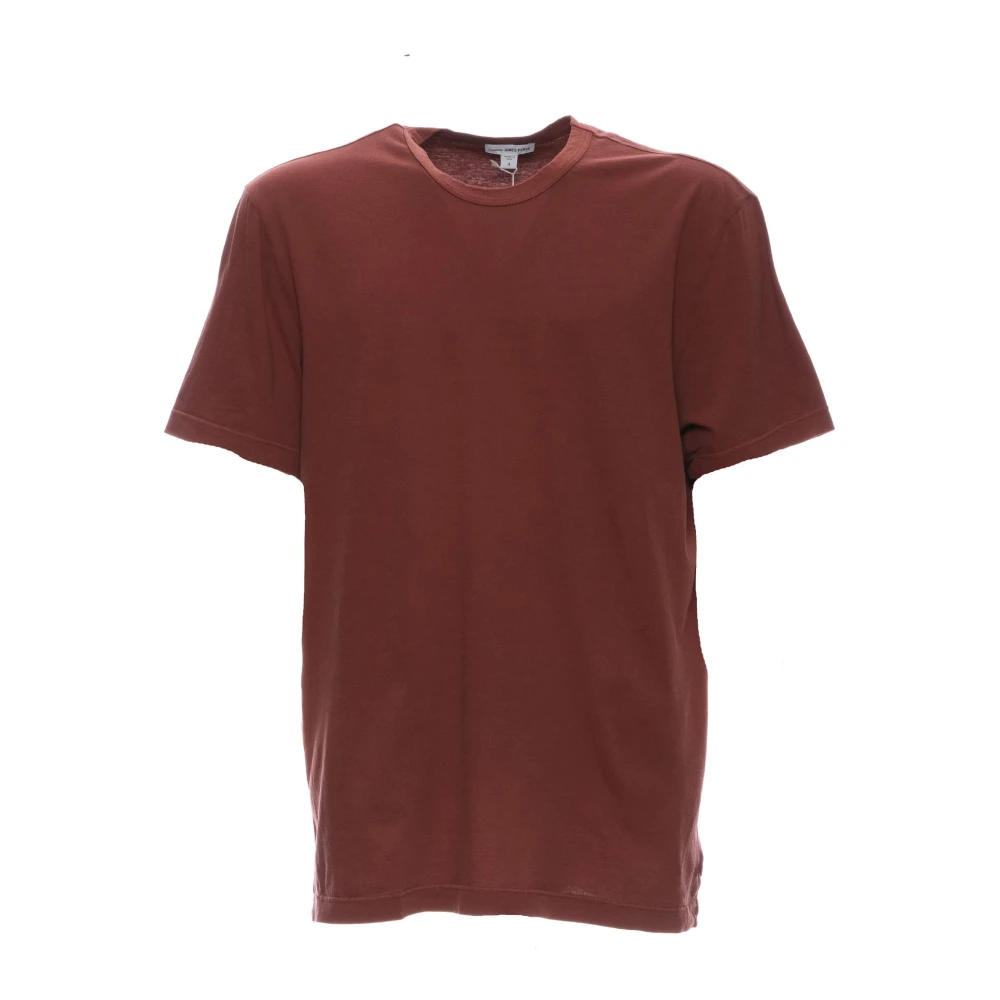 James Perse Klassiek Katoenen T-Shirt Brown Heren