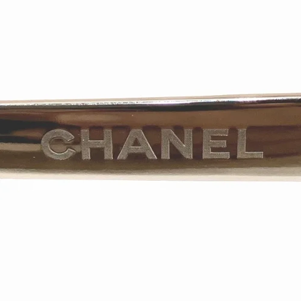 Chanel Vintage Pre-owned Plastic sunglasses Gray Dames