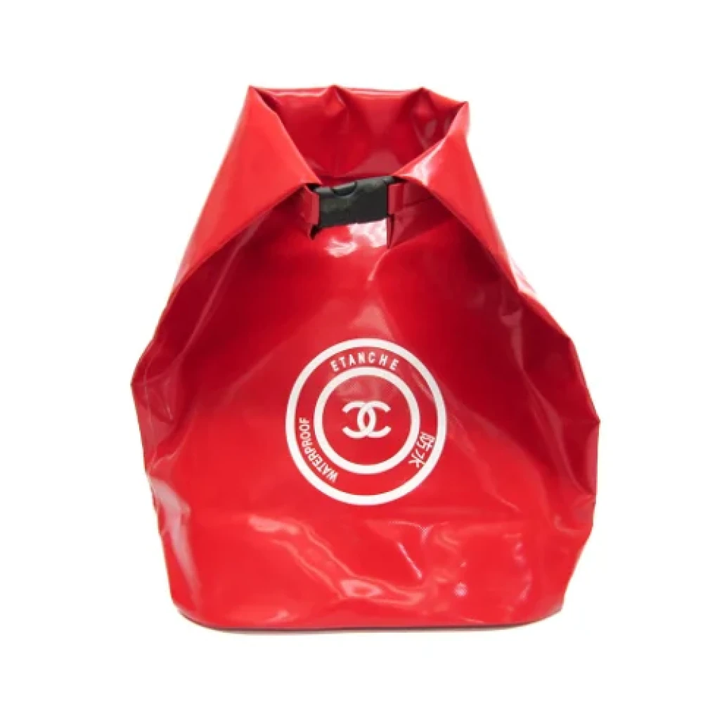 Chanel Vintage Pre-owned Fabric chanel-bags Red Dames