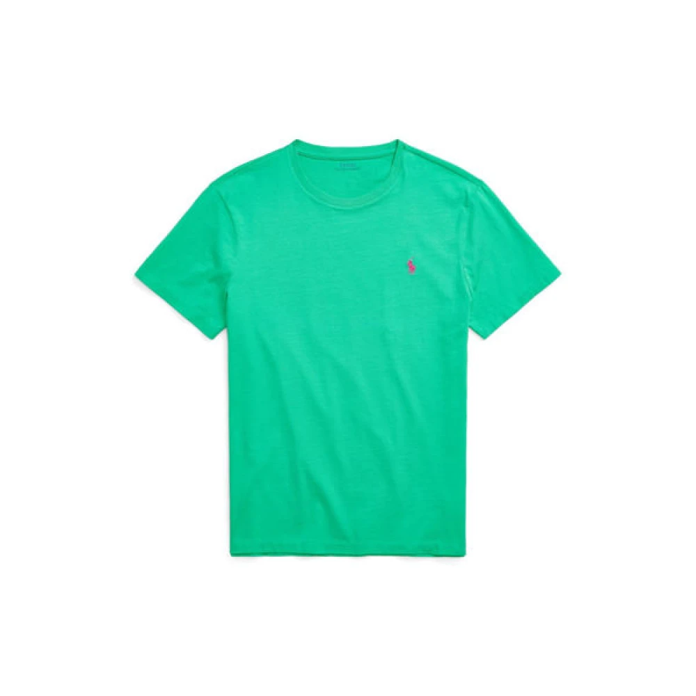 Polo Ralph Lauren Groene T-shirts en Polos met Geborduurd Logo Green Heren
