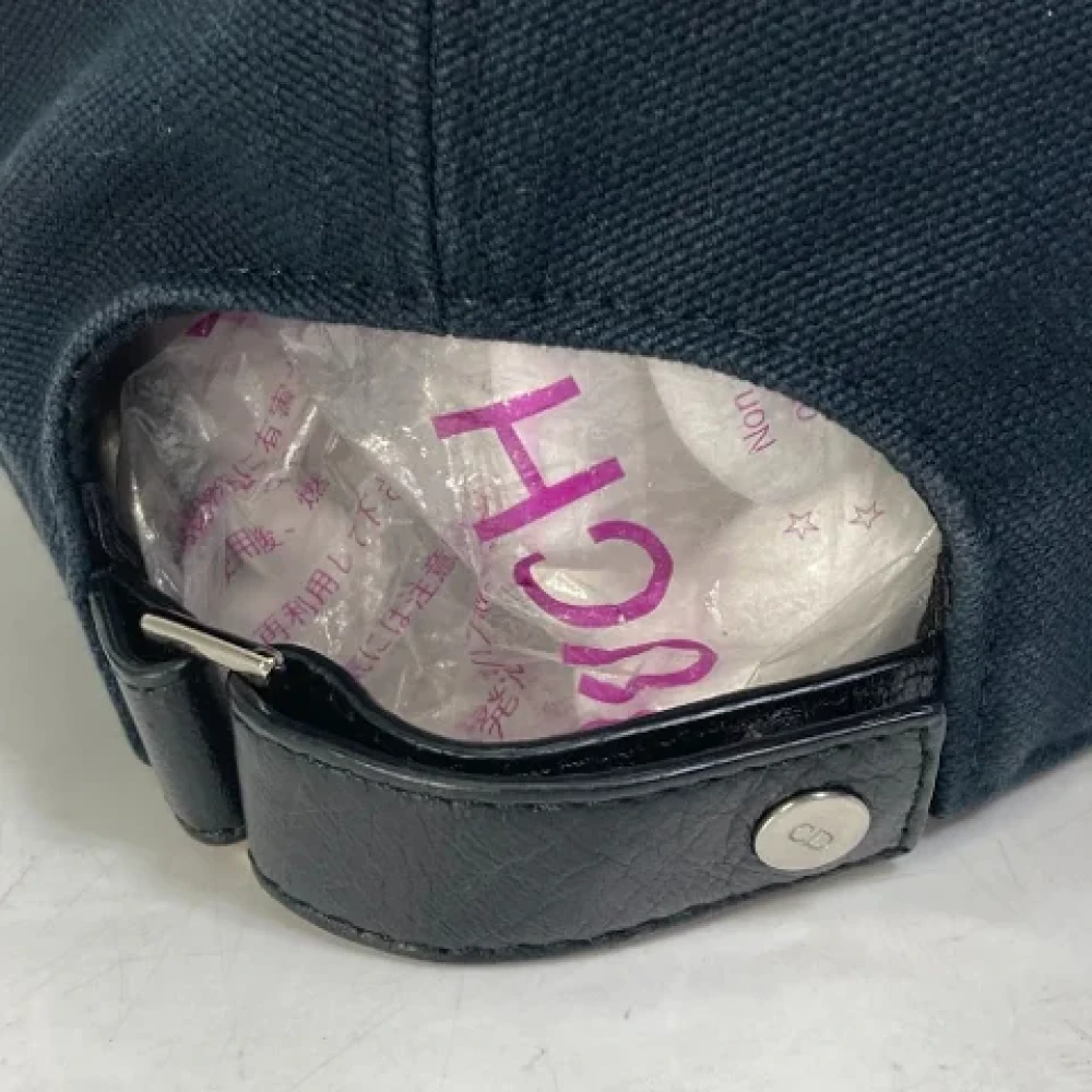 Dior Vintage Pre-owned Cotton hats Black Dames