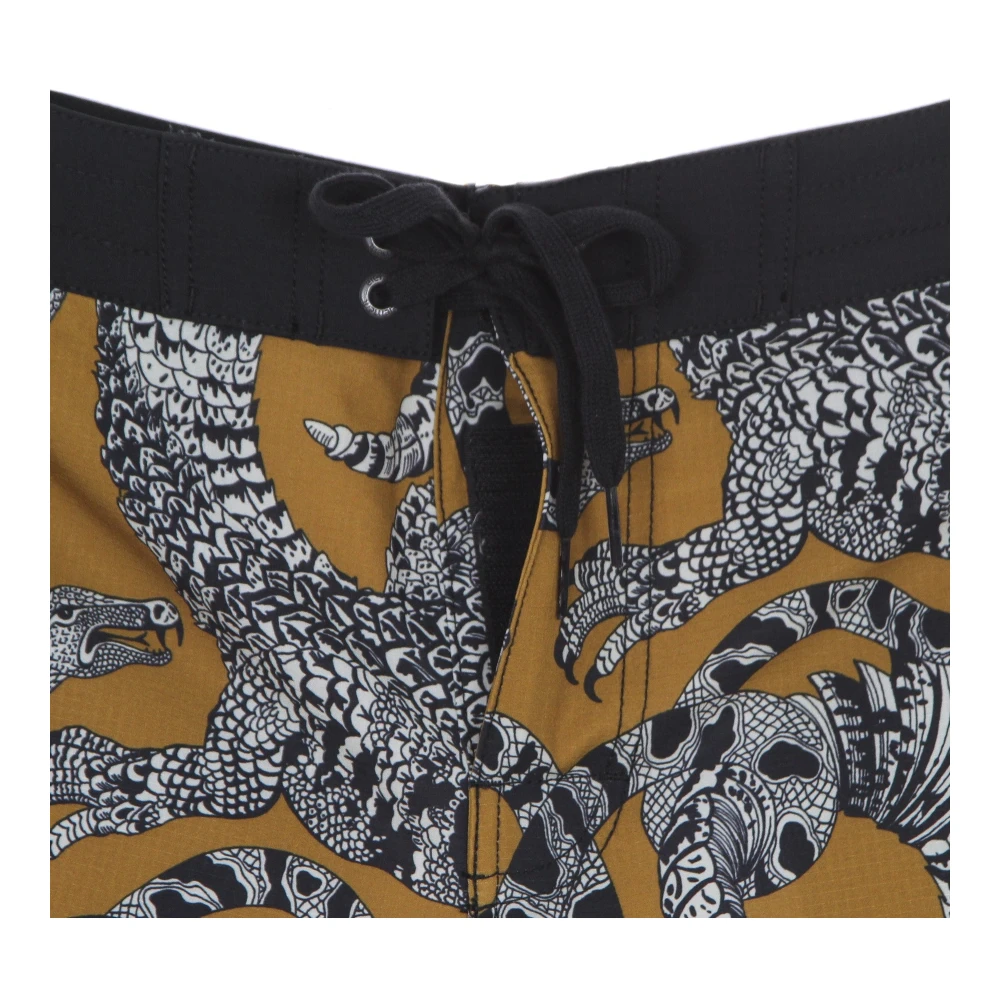 Element Gouden Ripstop Shorts met Trekkoord en Zakken Yellow Heren