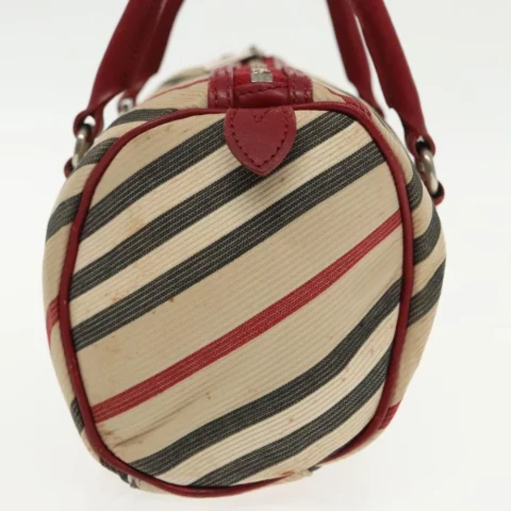 Burberry Vintage Pre-owned Nylon handbags Beige Dames