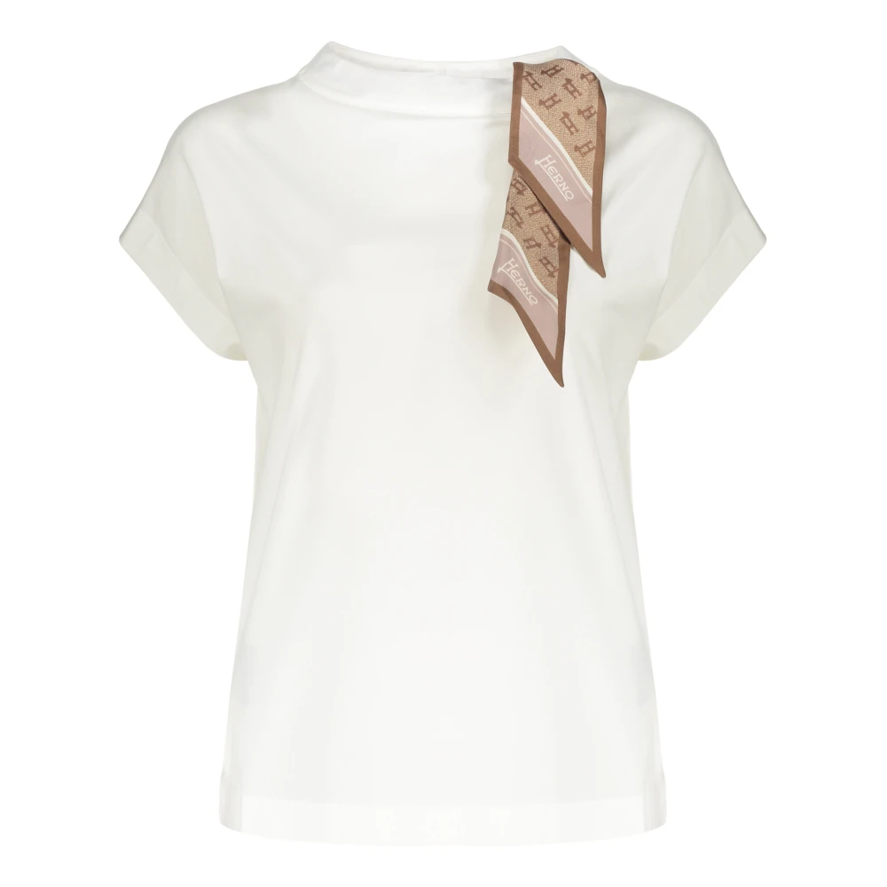 Herno - Tops > T-Shirts - White - Herno - Modalova