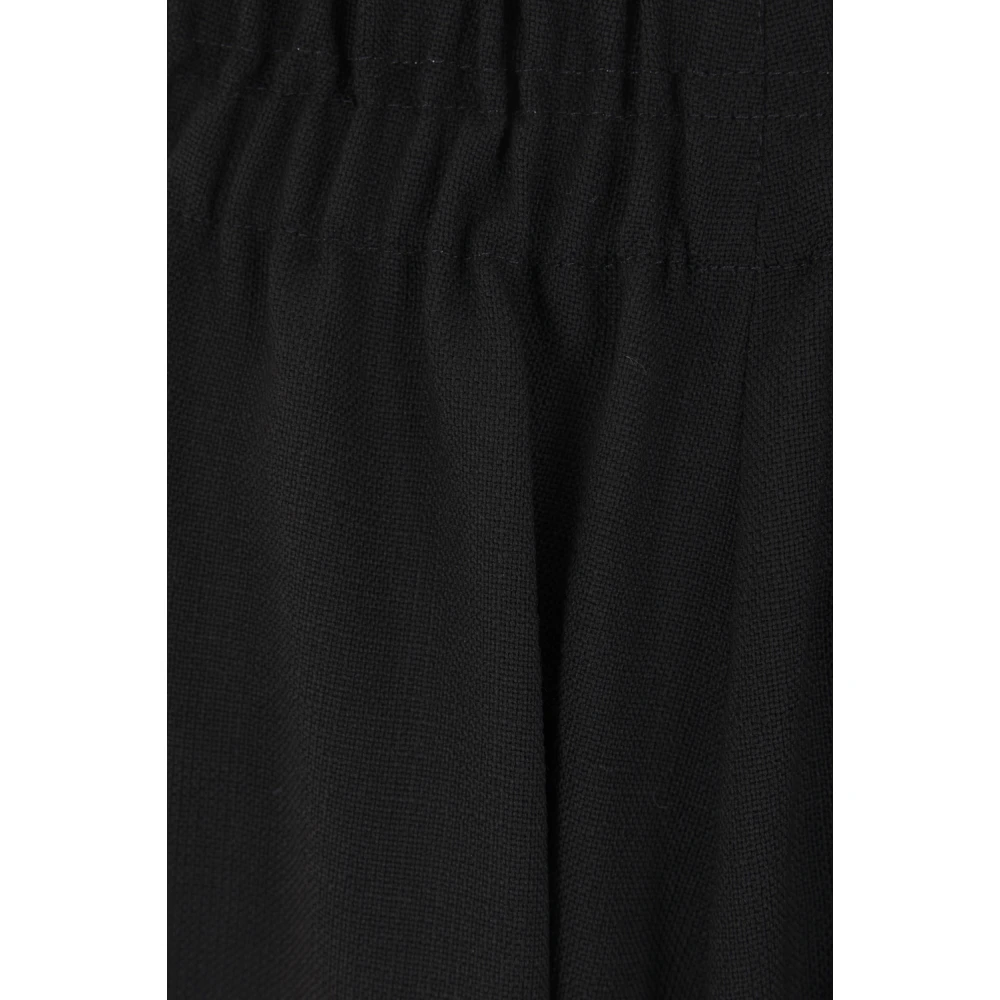 Quira Wijde Pijp Zwarte Broek Black Dames