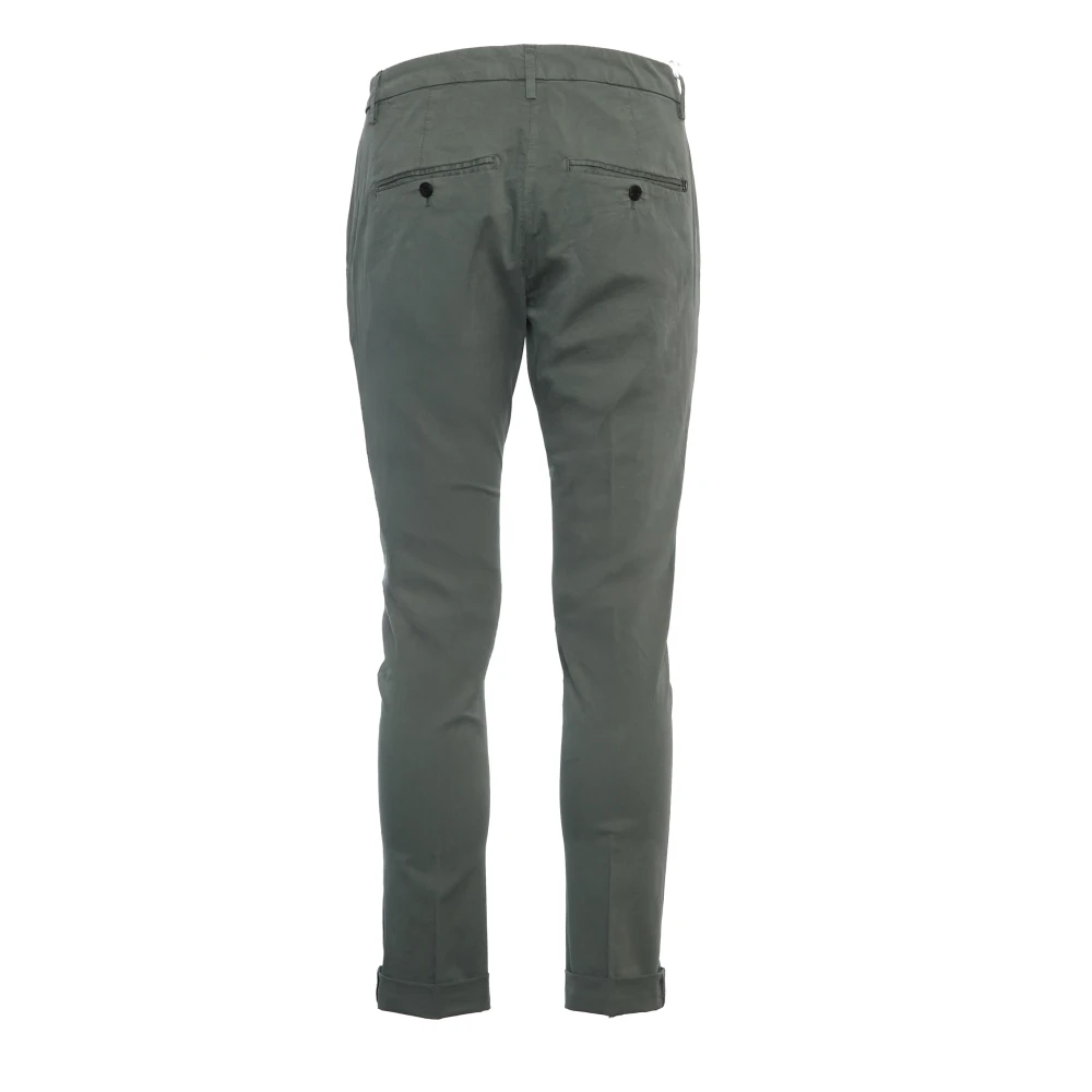 Dondup Slim-Fit Taupe Chinos Green Heren
