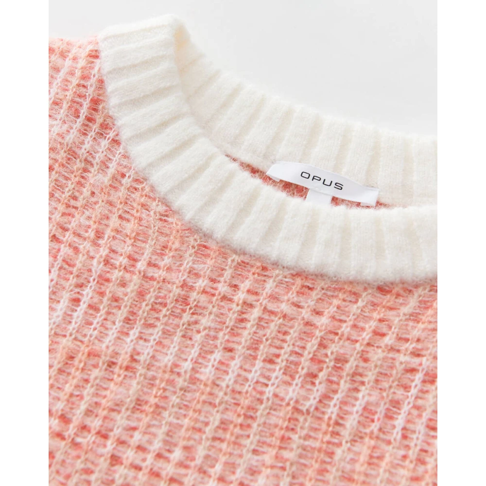 Opus Stijlvolle Pullover met Putzi Structuur Red Dames