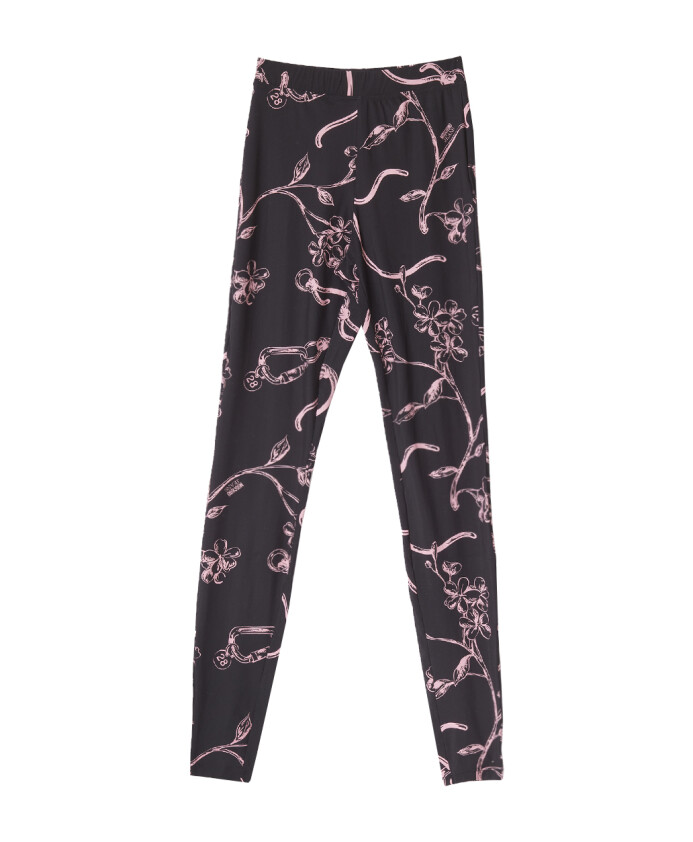 zwarte-ramage-print-leggings