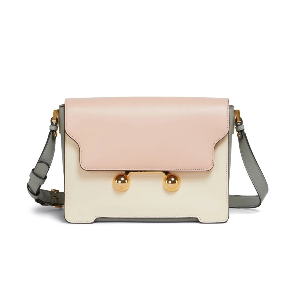Marni Donna Rosa - Borsa A Spalla Beige - Bags - One Size