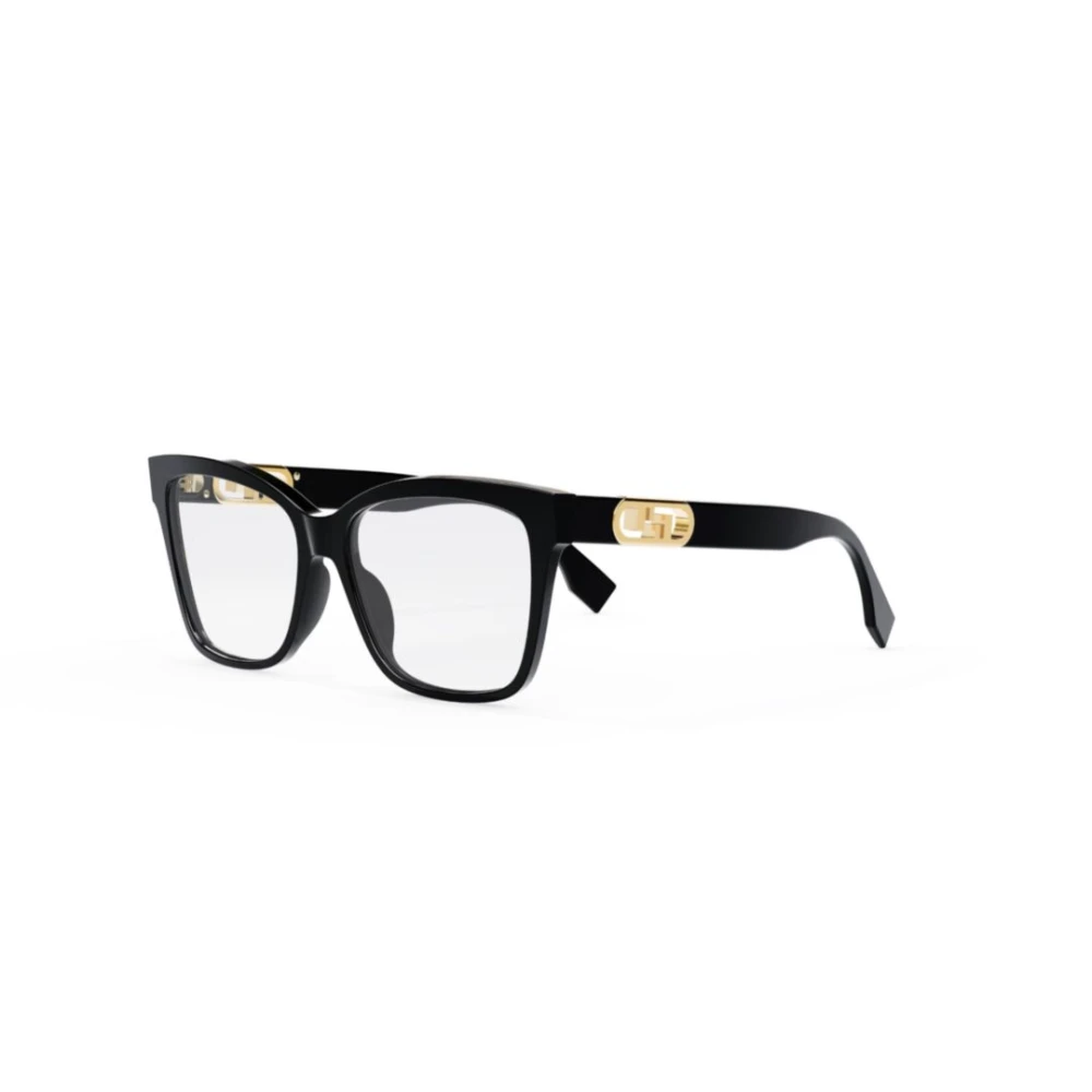 Fendi Black Glasses, Unisex, 55 Mm, O'lock Optical Frame