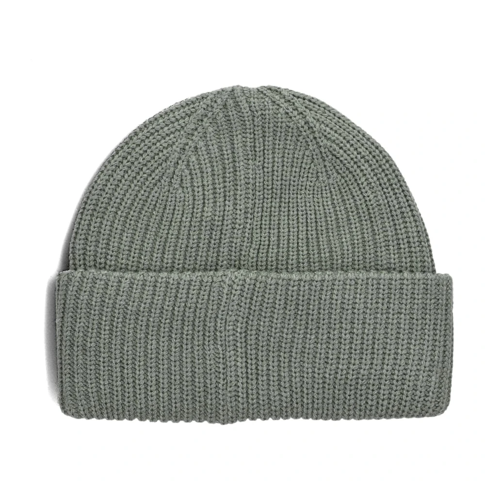 moss copenhagen Iconische Groene Beanie voor Trendy Vrouwen Gray Dames