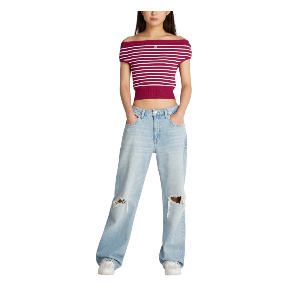 Tommy Jeans Katoenen Dames Sweatshirt Collectie Multicolor Dames