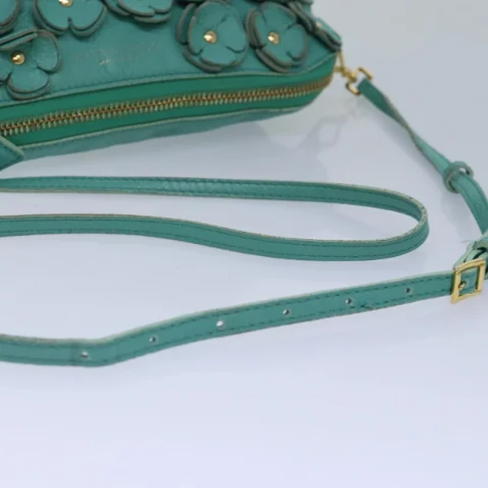 Burberry Vintage Pre-owned Leather shoulder-bags Blue Dames
