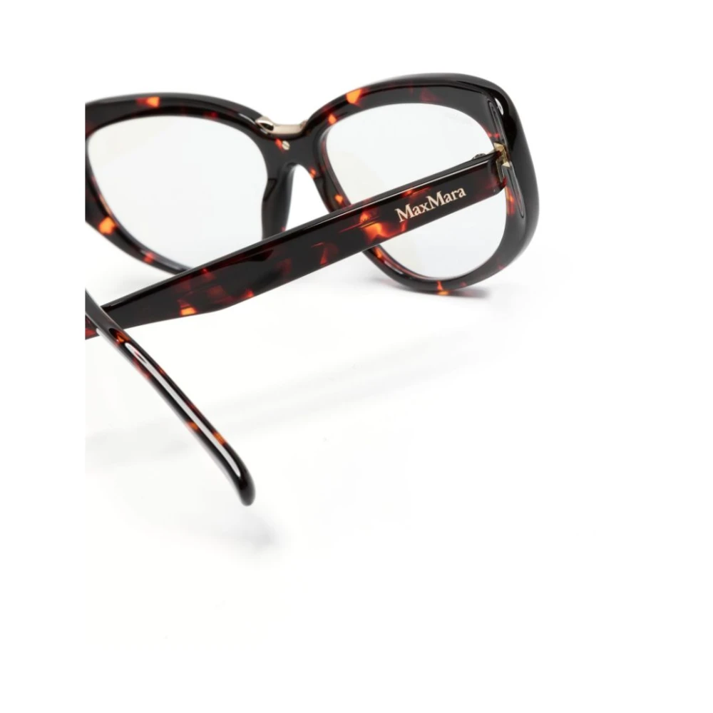 Max Mara Bruin Havana Optisch Montuur veelzijdig en stijlvol Brown Dames