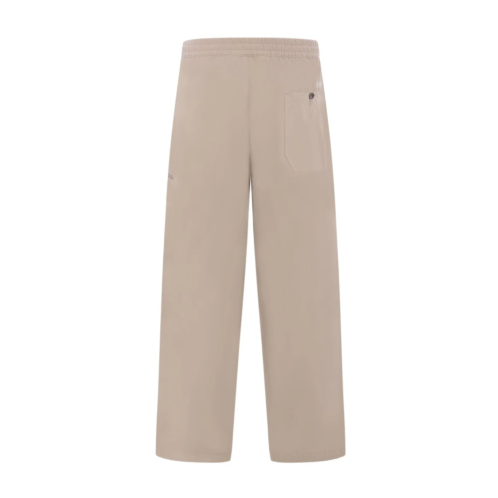 C.P. Company Cargo broek met elastische tailleband en verstelbare zoom Green Heren