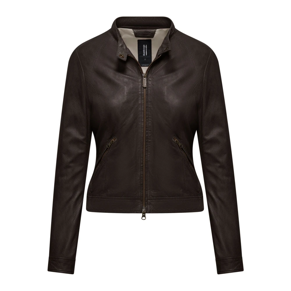 Jackets > Leather Jackets - - BomBoogie - Modalova