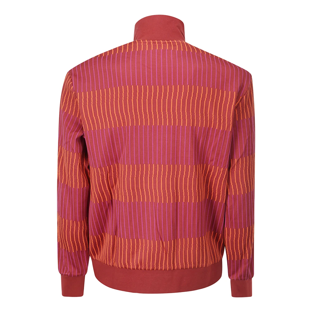 Puma Gestreepte sweatshirt met voorlogo Red Heren