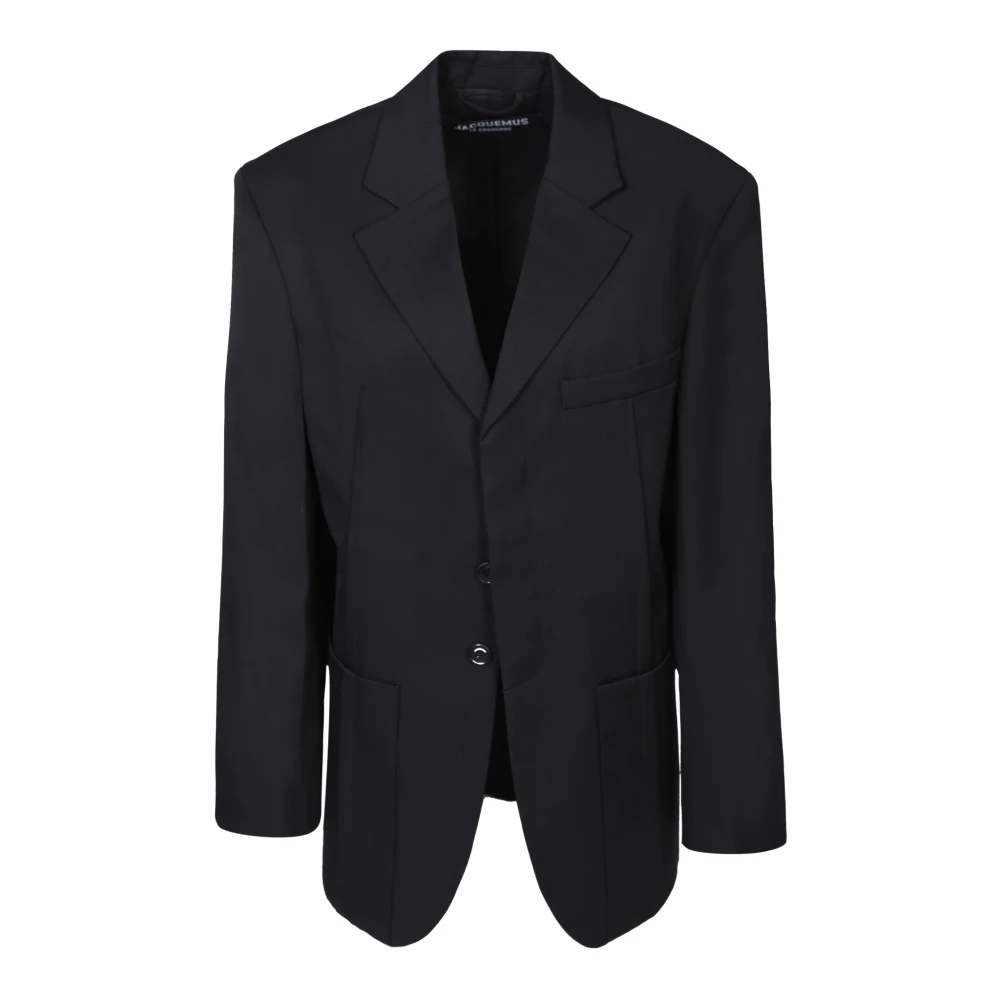 Jacquemus Zwarte minimalistische blazer Black Dames