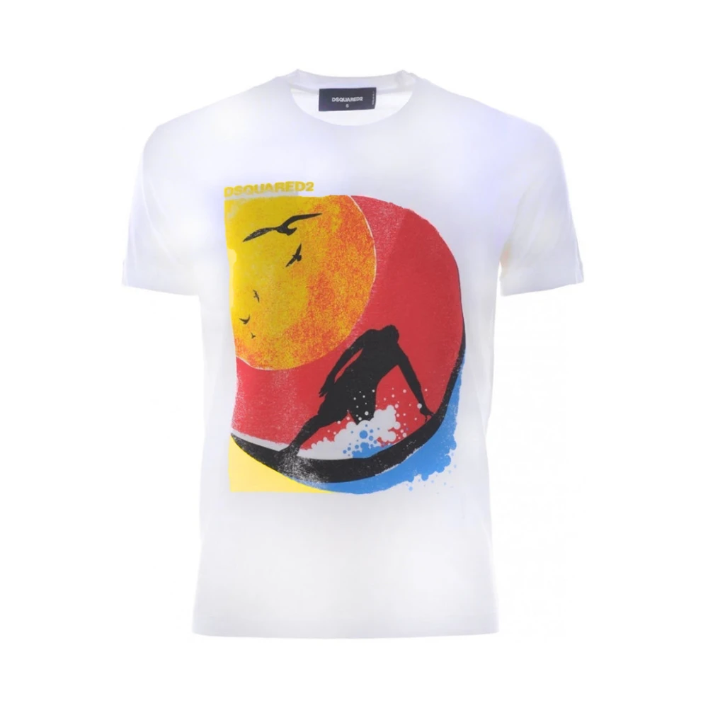 Dsquared2 T-Shirts White Heren