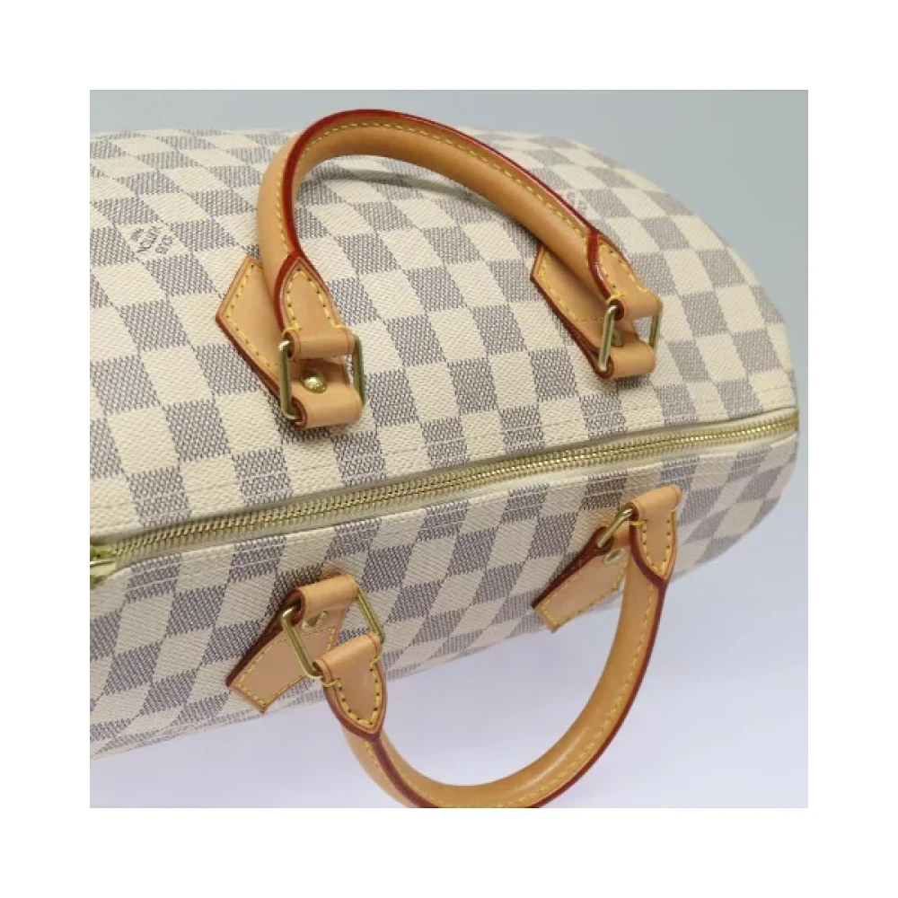 Louis Vuitton Vintage Pre-owned Canvas handbags Beige Dames