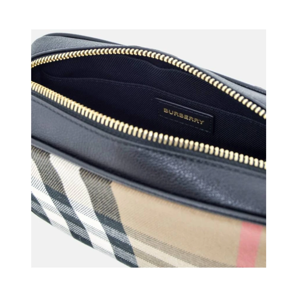 Burberry Zwarte cameratas met ruitprint Multicolor Dames