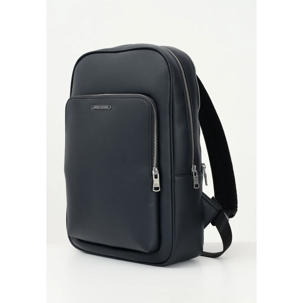 Armani Exchange Blauwe Herenrugzak Stijlvol en Praktisch Blue Heren