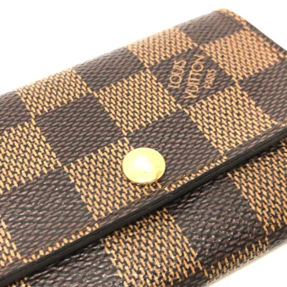 Louis Vuitton Vintage Pre-owned Fabric key-holders Brown Dames