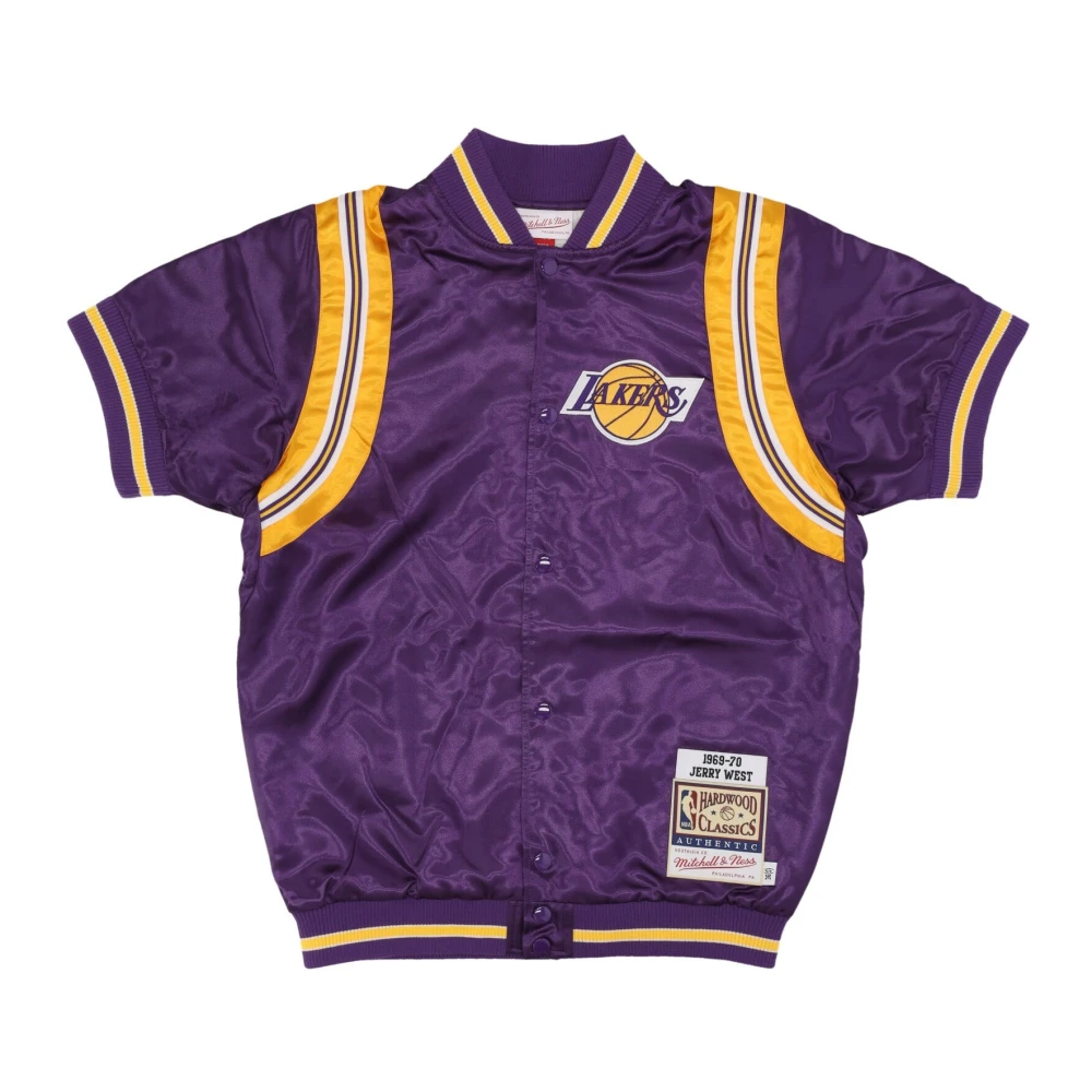 Mitchell & Ness NBA Shooting Shirt 1969 Jerry West Purple Heren