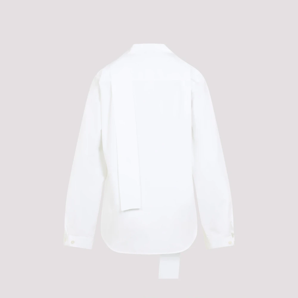 Alaïa Elegante Witte Blouse voor Vrouwen White Dames