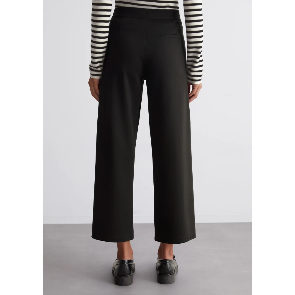 Marc O'Polo Jerseybroek normaal ingekort Black Dames