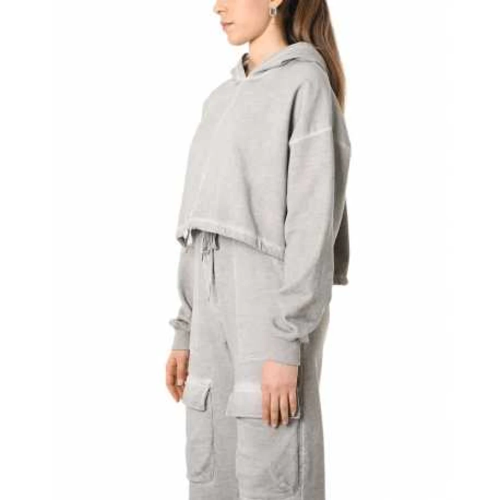 La Haine Inside Us Zandkleurige Hoodie Lw915 Dames Gray Dames
