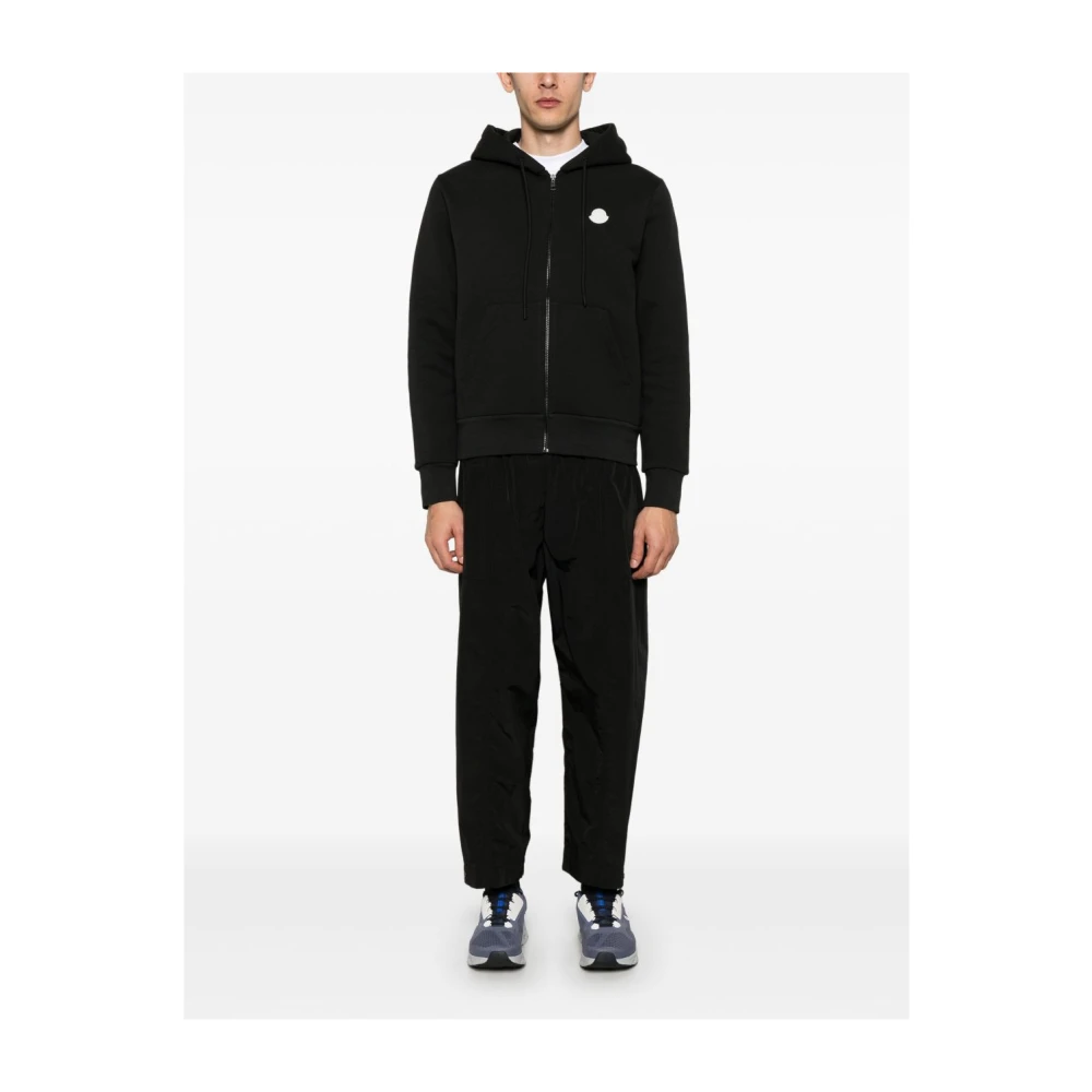 Moncler Grijze Sweater met Capuchon en Zakken Gray Heren