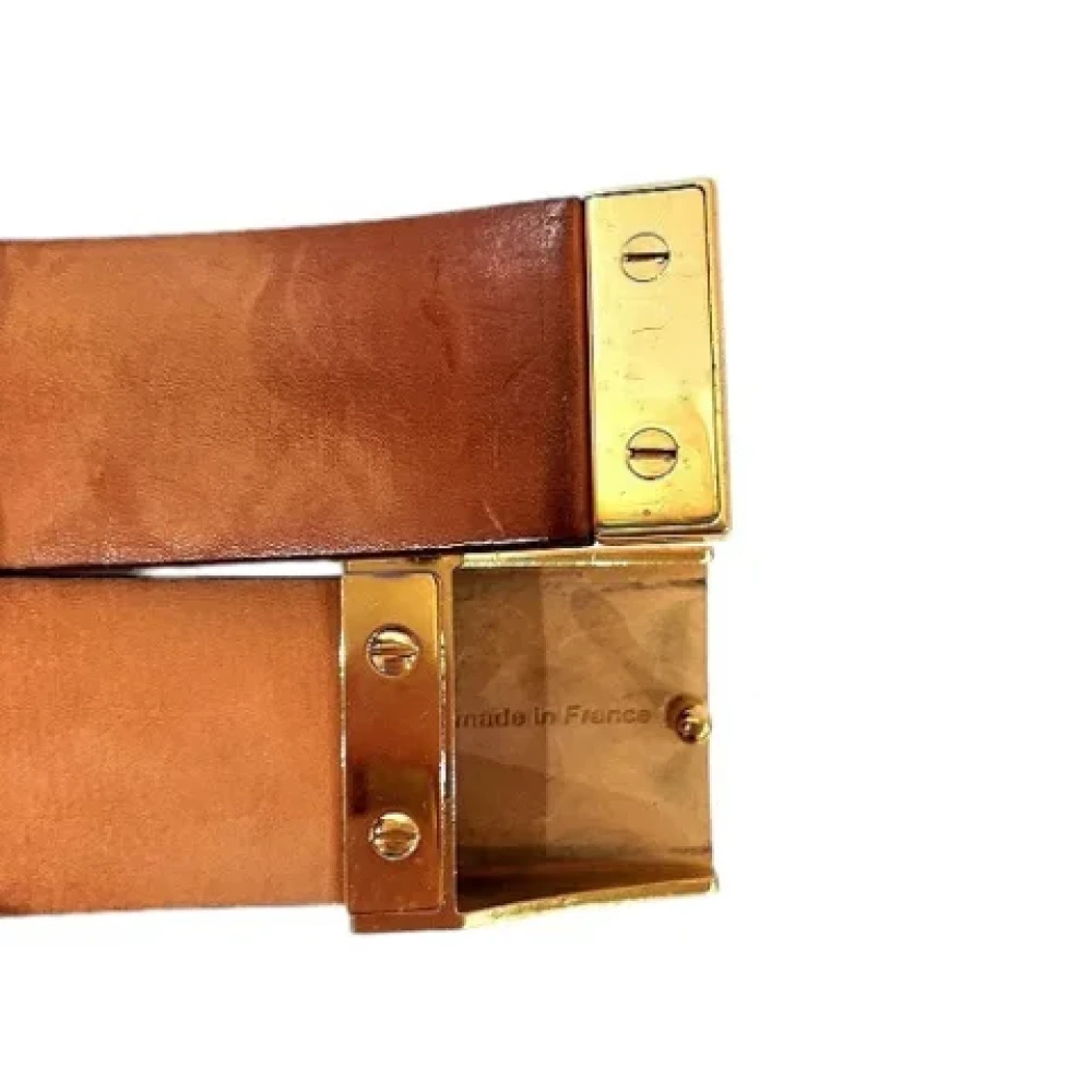 Louis Vuitton Vintage Pre-owned Canvas belts Brown Dames