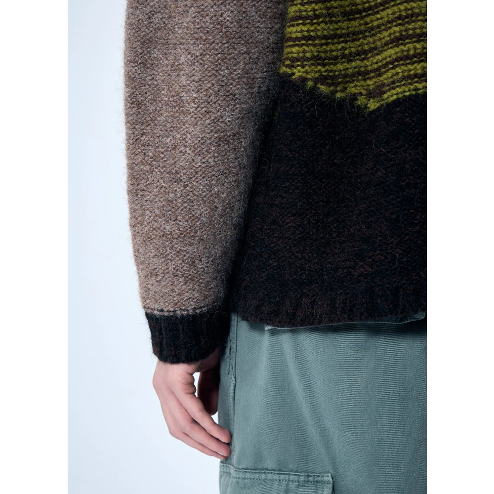 Brain Dead Grafische Jacquard Gebreide Trui Multicolor Heren