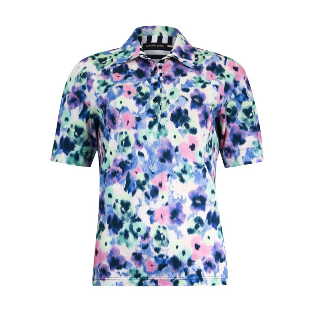 Roberto sarto Polo Shirt Korte Mouw Multicolor Dames