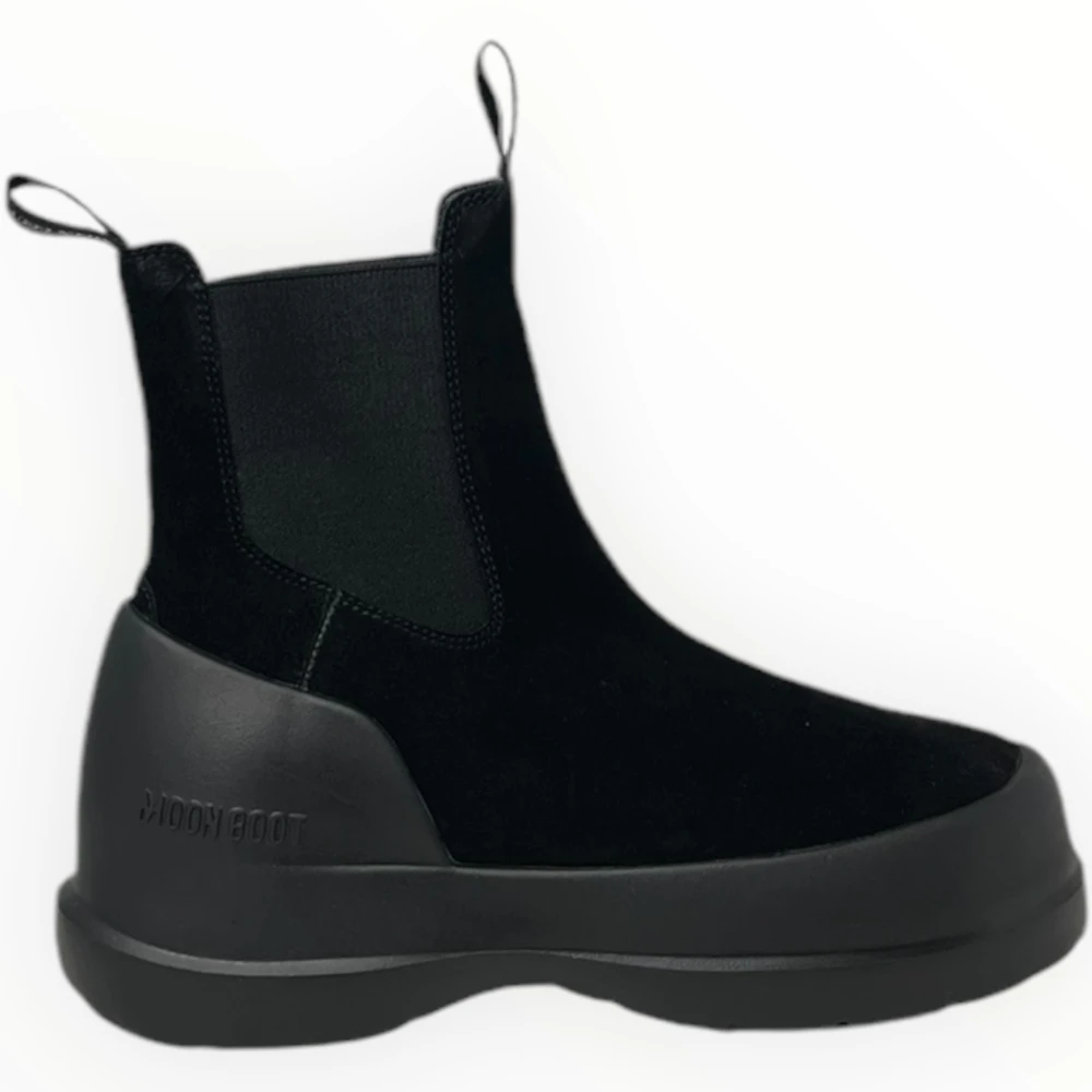 Moon Boot Mocka Chelsea Ankelboots Black, Dam