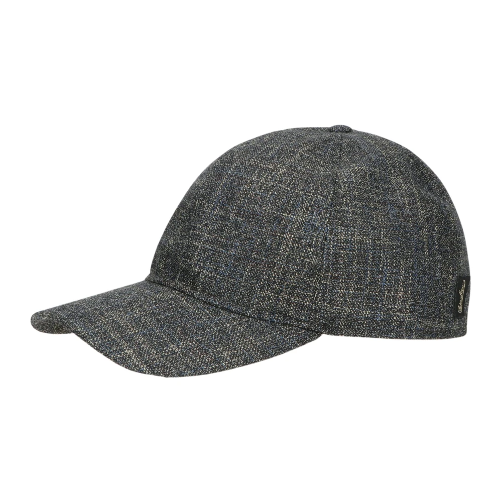 Borsalino Vlag Logo Baseballpet Blue Unisex