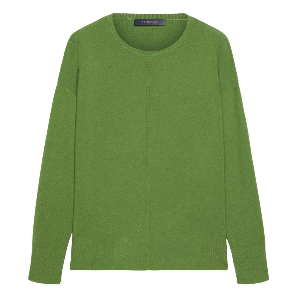 Elena Mirò Stijlvolle Maglie Shirt Green Dames