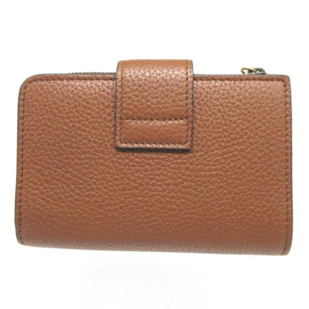 Gucci Vintage Pre-owned Leather wallets Brown Dames