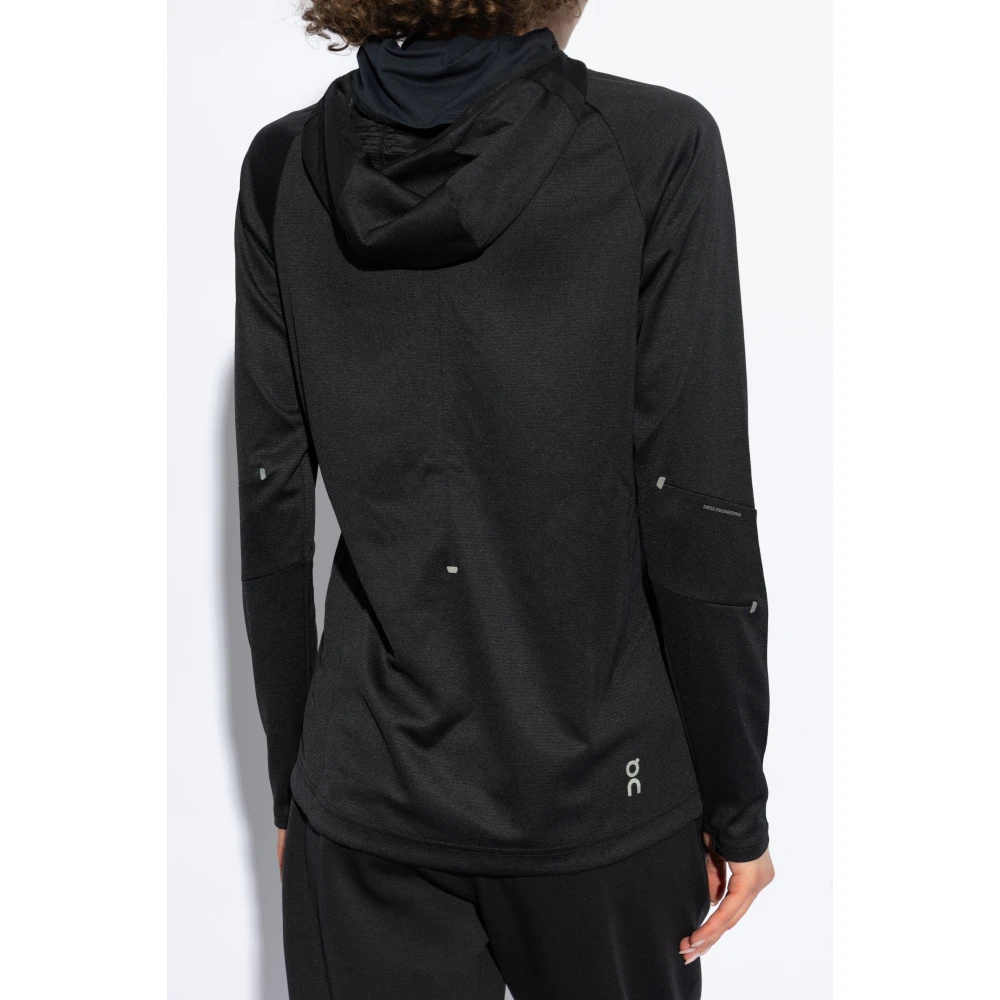 ON Running Klimaat trainings sweatshirt Black Dames