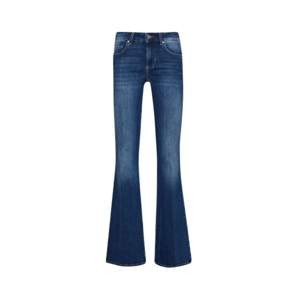 Liu Jo Flared jeans in katoenmix Blue Dames