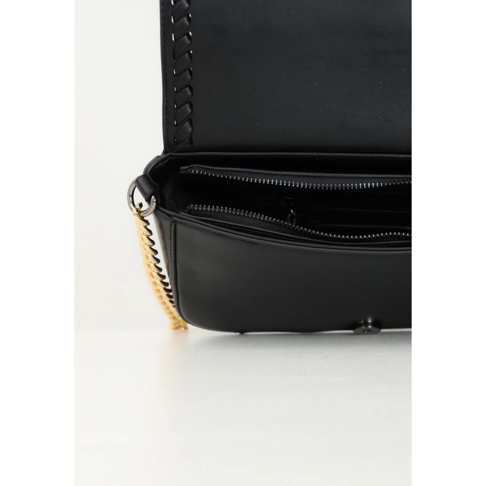 Marc Ellis Zwarte Schoudertas Magda met Bicolor Ketting Black Dames