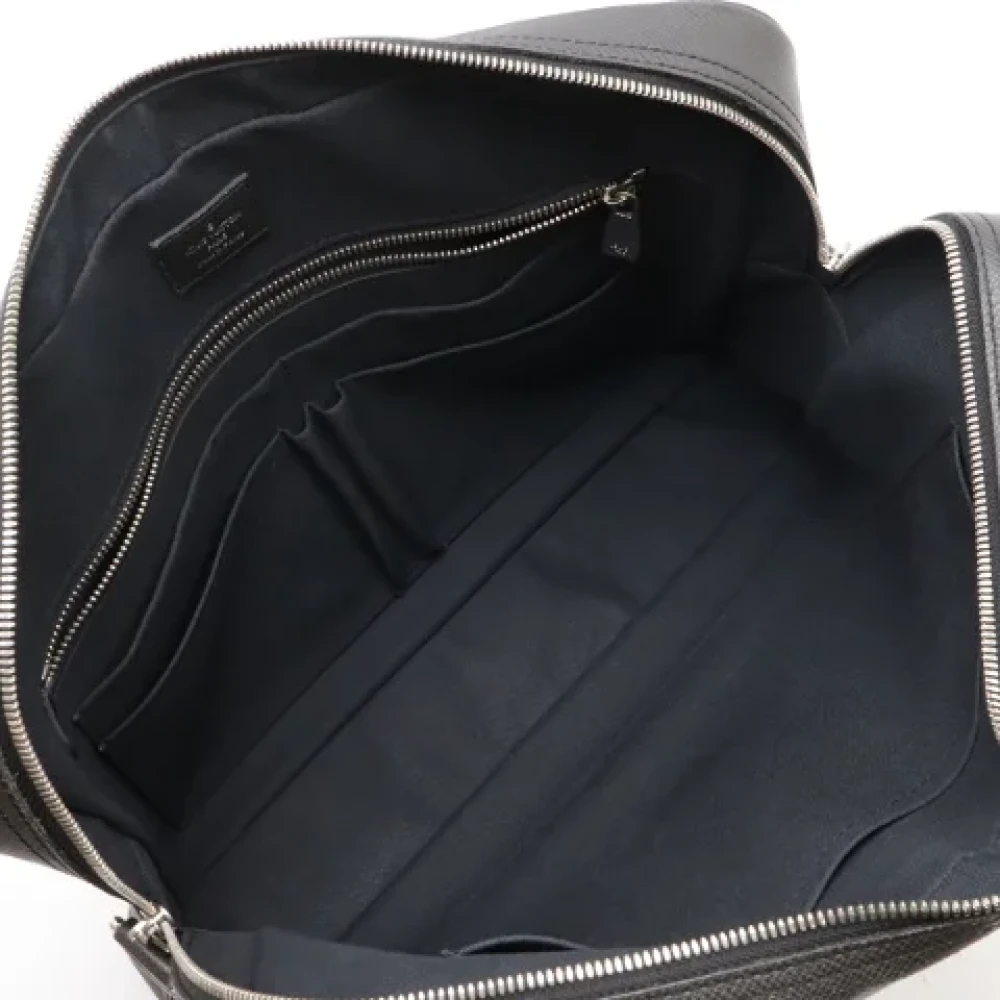 Louis Vuitton Vintage Pre-owned Leather briefcases Black Dames