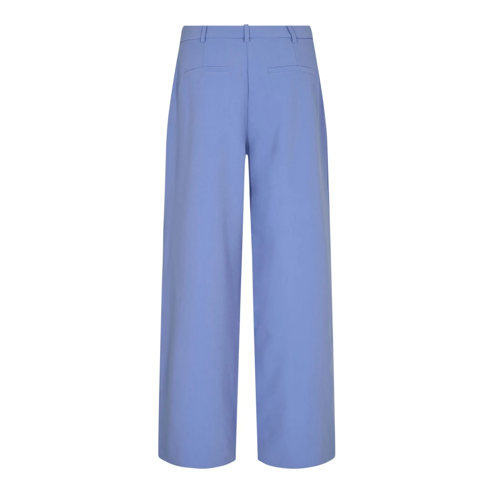 Designers Remix Stijlvolle Wijde Plooi Broek Purple Dames