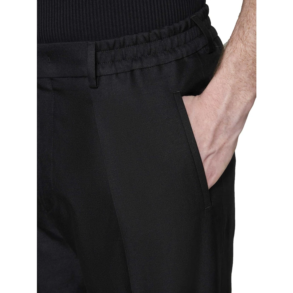 Fendi Zwarte Broek Black Heren
