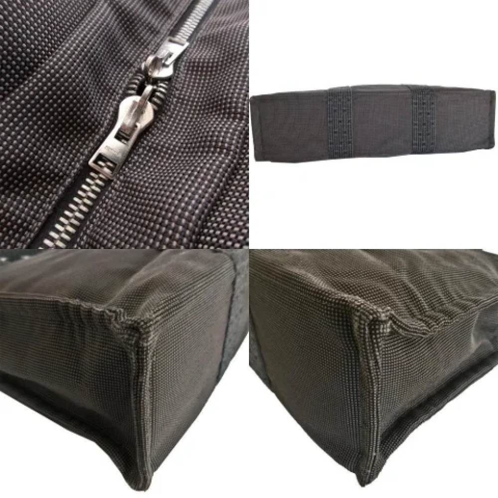 Hermès Vintage Pre-owned Canvas totes Gray Dames
